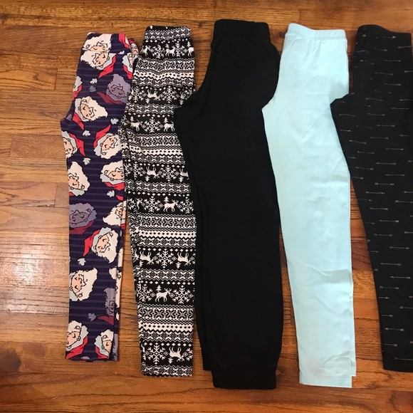 Girls Bottoms Leggings Pants Bundle 
10 Large
Black Arrows Snowflake Moose Santa - Picture 4 of 12